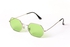 Vegas Unisex Sunglasses V2023 - Silver & Light Green