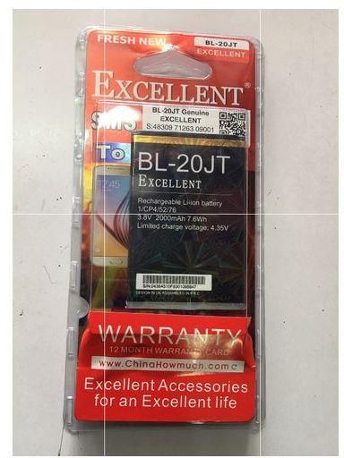 Excellent Mobile Phone Battery For Tecno F1 BL-20JT - Black
