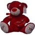 Game Stuffed From Soft Velor In The Form Of A Bear With The Phrase Kiss Me - Red And White
