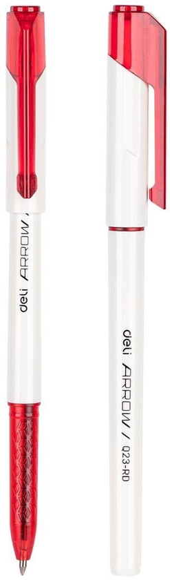 Get Deli Q23-RD Ballpoint Pen, 0.7 mm - Red with best offers | Raneen.com