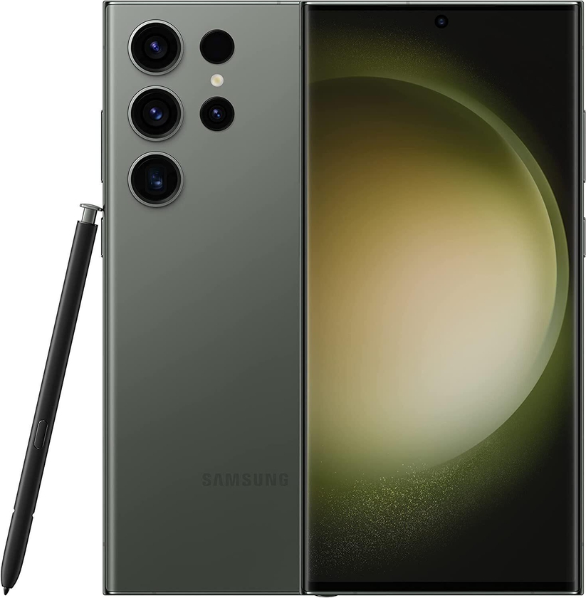 Samsung Galaxy S23 Ultra, Dual SIM, 12GB RAM, 1TB, 5G, Green - International Version