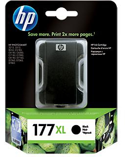 HP 177XL High Yield Black Original Ink Cartridge (C8719HE)