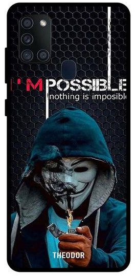 Protective Case Cover For Samsung Galaxy A21s Nothing Is Impossible