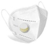 MF Health KN95 Medical Respiratory Mask With Filter- 6 Pcs - White