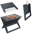 Portable Charcoal Grill - Black