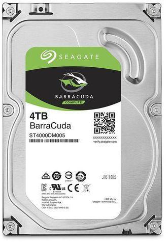 Seagate 4TB - BarraCuda 3.5-inch Desktop Internal Hard Drive