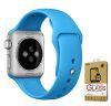 Rubik 38mm Soft Silicone Sport Strap Band For Apple Watch Blue