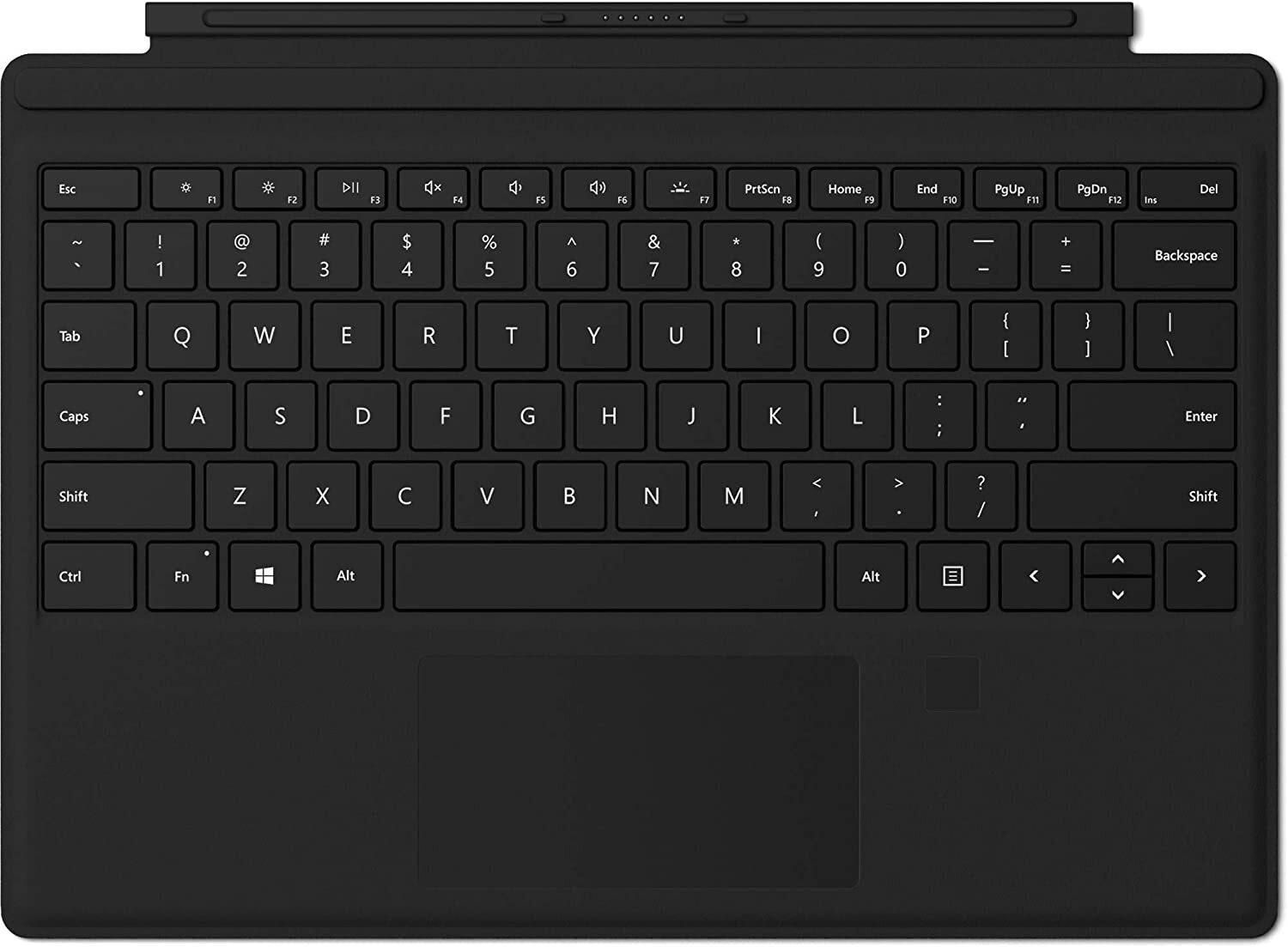 Microsoft Surface Pro Type Cover with Fingerprint ID - Black