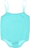Carina Bodysuit For Girls- Turquoise
