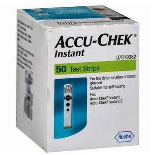 ACCU CHEK Instant Glucose Test Strips - 50 Strips
