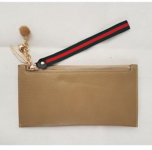 Fashion Beige Sling Purse (Interior with Card Slot)