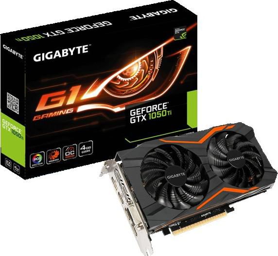 Gigabyte Geforce GTX 1050 Ti 4GB G1 GAMING Graphic Card (GV-N105TG1GAMING-4GD)