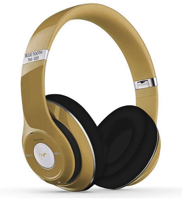 Margoun TM-010s Wired On-Ear Stereo Headphone Compatible with iPhone 5, 5s, SE in Gold
