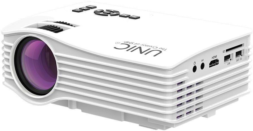 Unic UC36 LED Mini Multimedia HDMI Projector with 1000 Lumens