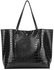 nodykka women tote bags top handle satchel handbags pu faux leather tassel shoulder purse, black-cro, one size, NDK1012 Black-CRO