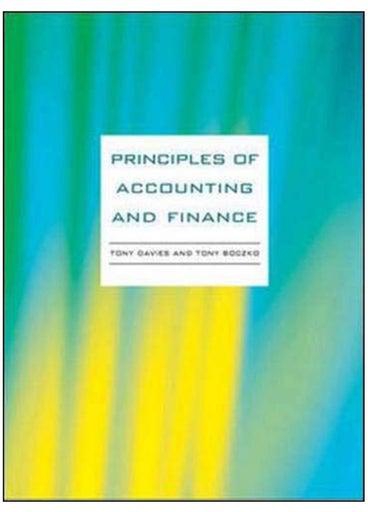Principles Of Accounting And Finance Paperback