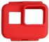 For GoPro HERO5 Silicone Border Frame Mount Housing Protective Case Cover Shell(Red)