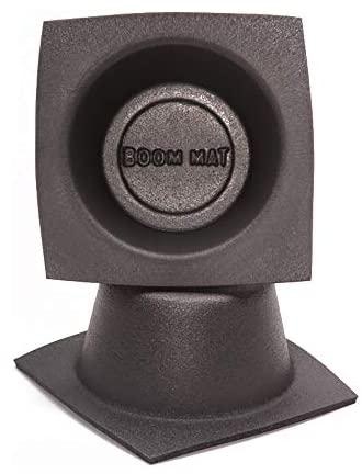 Design Engineering 050331 Boom Mat Speaker Baffles, 6.5" Round Slim (Pack of 2), Black