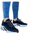 HOCANE Women Wedge Sneakers Thick Sole Casual Shoes Breathable Comfort Outdoor Running Shoes Ladies Asciacshoeswomenrunning (Color : Hortel�, Size : 40)