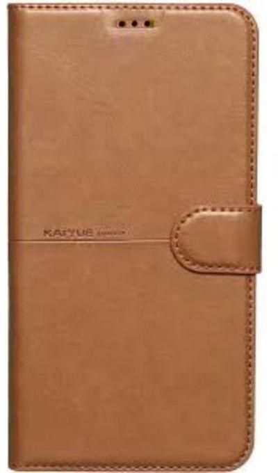 KAIYUE Leather Flip Phone Case For Xiaomi Poco M3 - Brown