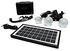 Gdl GD 8006a Solar Lighting System Kit with 3 LED Lights, and Phone Charger