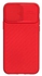 StraTG Red Case With Sliding Camera Protector For IPhone 11 Pro Max - Stylish And Protective Smartphone Case