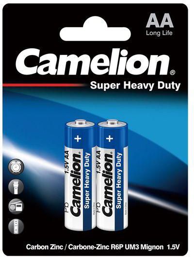 Camelion 2-Piece Super Heavy Duty R6P-BP2B Batteries
