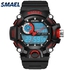 Analog LED Digit Sport Watches Men Waterproof S Shock Dual Time Casual Watches Military