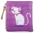 MINI Ladies Graffiti Heart Of The Cat Print Purse - Purple