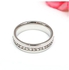 Fashion Luxury Men/Women Stainless Steel Wedding Ring Titanium Engagement Size 6-15 Gift Size 12 NEW
