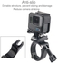 GP434 Large Size Bicycle Motorcycle Handlebar Fixing Mount For GoPro HERO7 /6 /5 /5 Session /4 Session /4 /3+ /3 /2 /1 / Fusion, Xiaoyi And Other Action Cameras(Black)