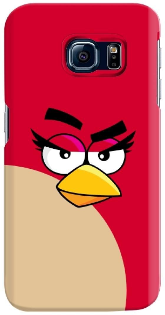 ستايليزد Stylizedd  Samsung Galaxy S6 Edge Premium Slim Snap case cover Gloss Finish - Girl Red - Angry Birds