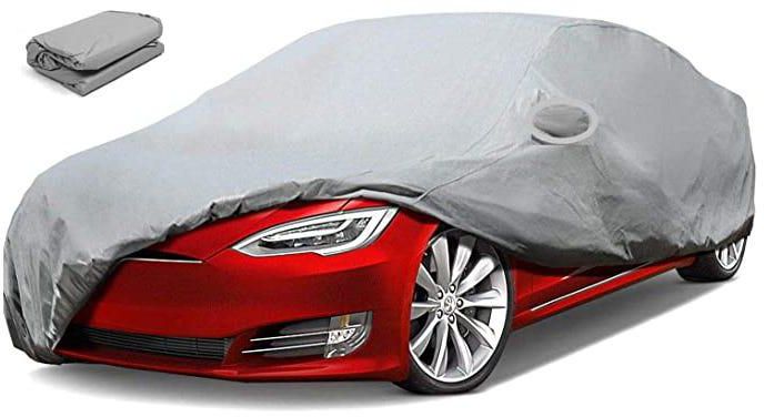 Get Waterproof Car Cover For BMW - Grey with best offers | Raneen.com