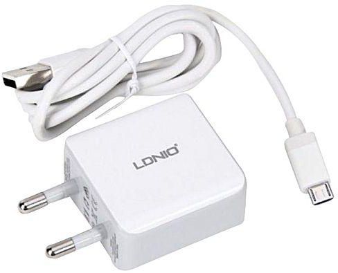 Generic Ldnio Dl-Ac200 Dual Port Usb Charger - White