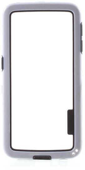 Generic Backless PC And TPU Hybrid Bumper Case For Samsung Galaxy S6 Edge G925 – White