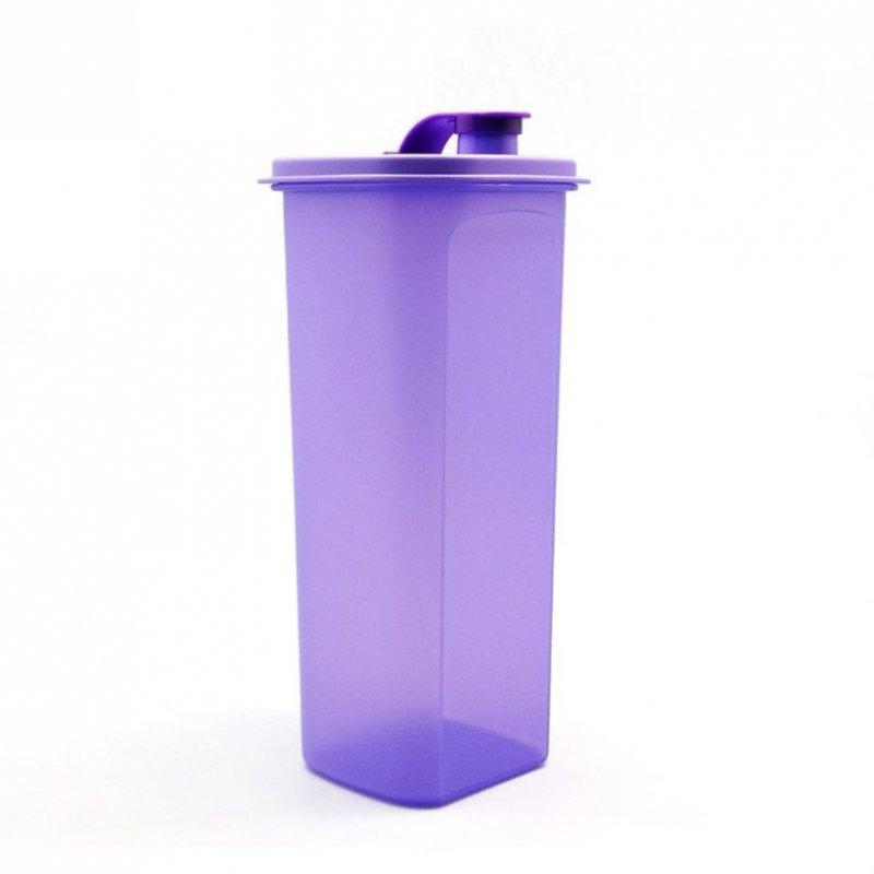 Tupperware Water Bottle 2L H2GO Fridge Flip Top Cap (Purple)