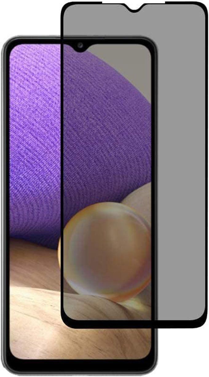 Anti Spy Screen Protector Full Curve For Samsung Galaxy A22 5G - 0 - Black