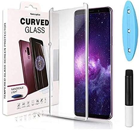 Nano Curved Full Glue Glass Screen Protector Optics Curved for Samsung Galaxy S8 Plus - Clear
