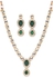 ZAVERI PEARLS Ethnic Jewellery Set For Women (Golden) (ZPFK9597)