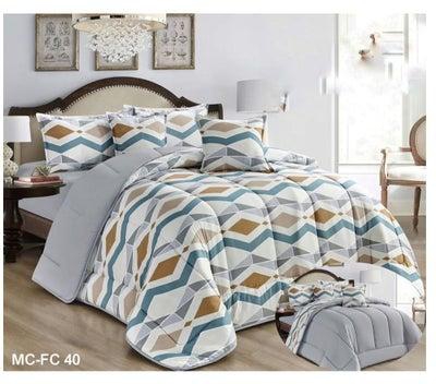 Luxurious summer comforter set consisting of 6 pieces using two sides size 230 * 250 cm