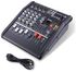 Omax Professional Powered Audio Mixer 4 channel 1200 watts
