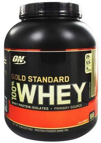 Optimum Nutrition Gold Standard 100% Whey Protein Powder,cookies And Cream-5 Lb