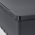 UPPSNOFSAD Storage box with lid - black 35x25x14 cm/9 l