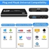 Microware Game Capture Card, 4K USB 3.0 HDMI Video Capture Card with HDMI Loop-Out 1080P 60FPS Live Streaming Game Recorder Device, Compatible Windows Linux OBS OS X Twitch for PS3 PS4