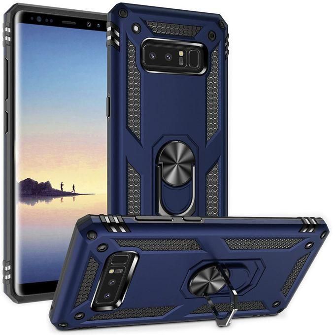 Rugged Armour Back Cover Case For Samsung Note Blue