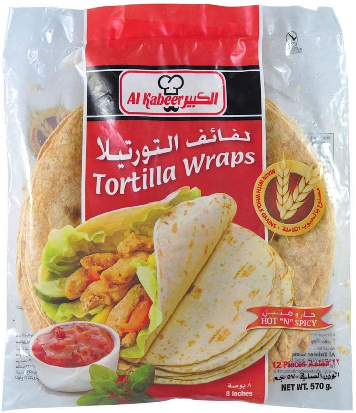 AL Kabeer Spicy Tortilla Wrap 12 Pieces