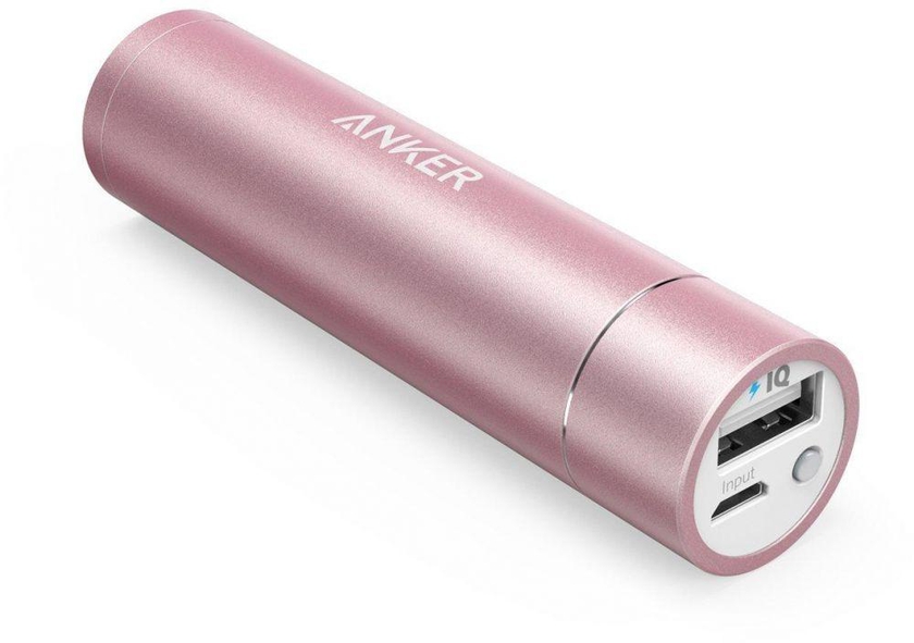 Anker PowerCore+ mini 3350mAh Lipstick-Sized Portable Charger (3rd Generation, Premium Aluminum Power Bank)