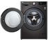LG Vivace Washing Machine 9KG, with AI DD technology, Black-LG ThinQ™-F4R5VYG2E