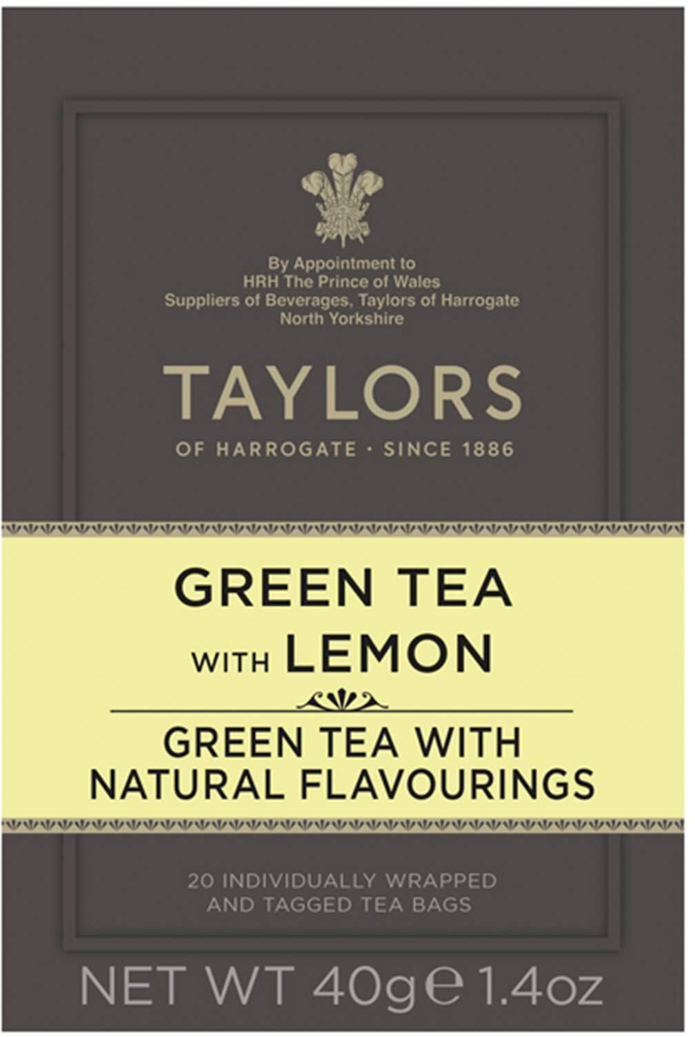 Taylors of Harrogate Green Tea with Lemon - 20 Tea Bags