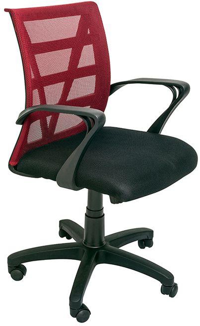 Sarcomisr كرسي مكتبي - ظهر احمر/اسود